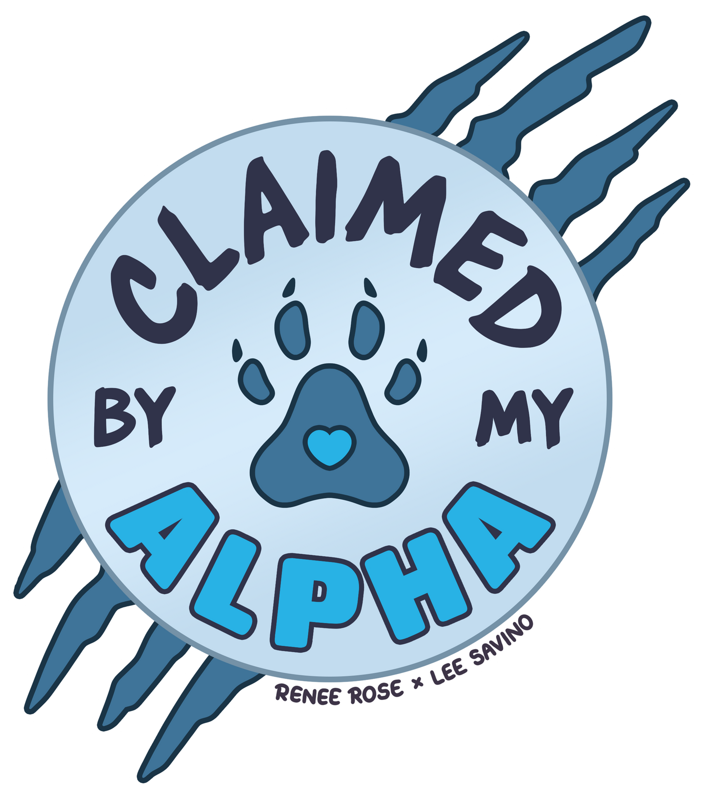 Claimed by my alpha blue stickr