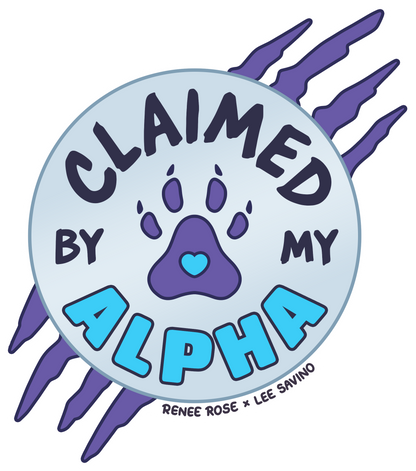 Claimed by my alpha purple and blue sticker
