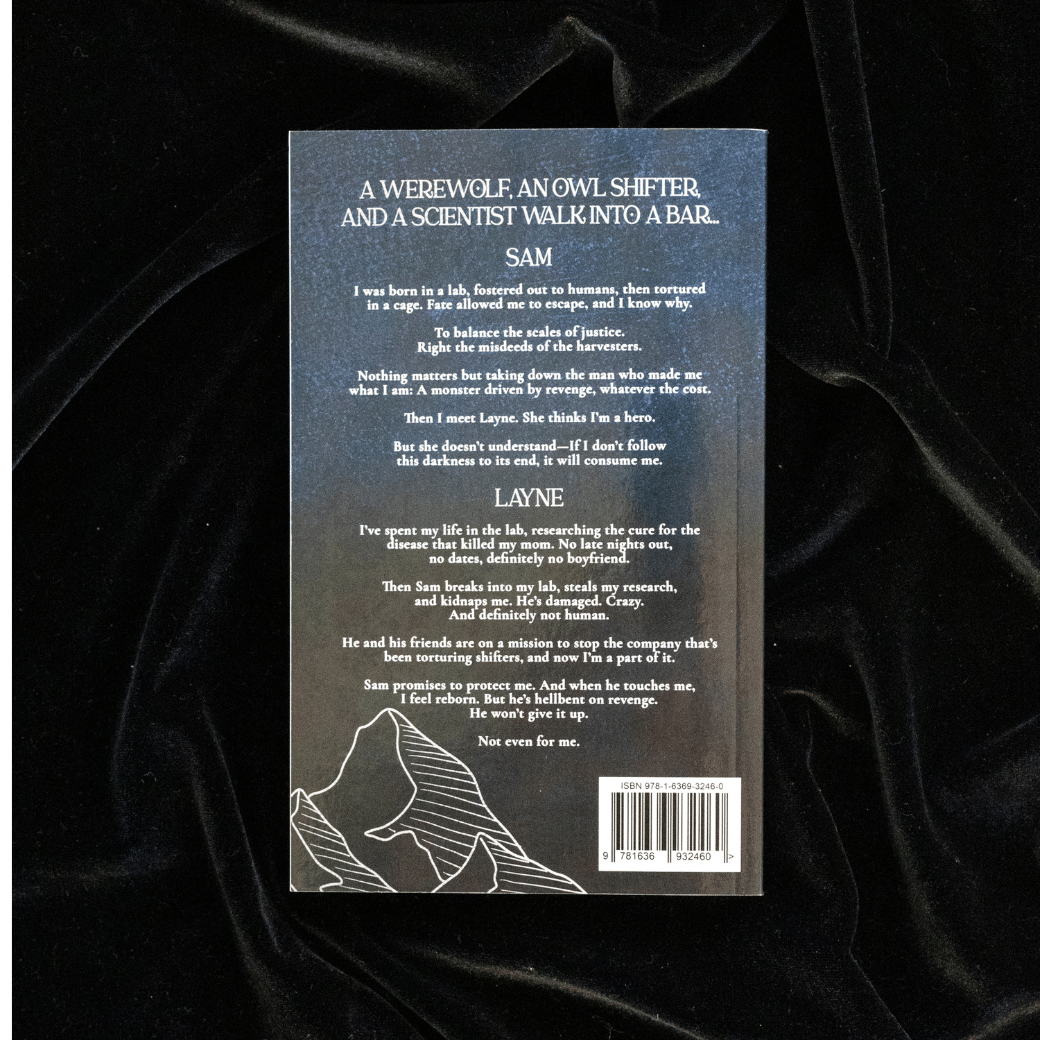 back cover image of Alpha's Obsession on black velvet