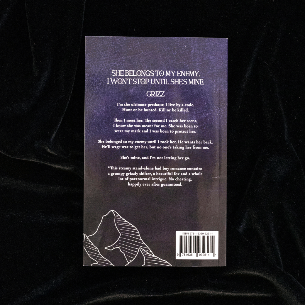 back cover image of Alpha's secret on black velvet