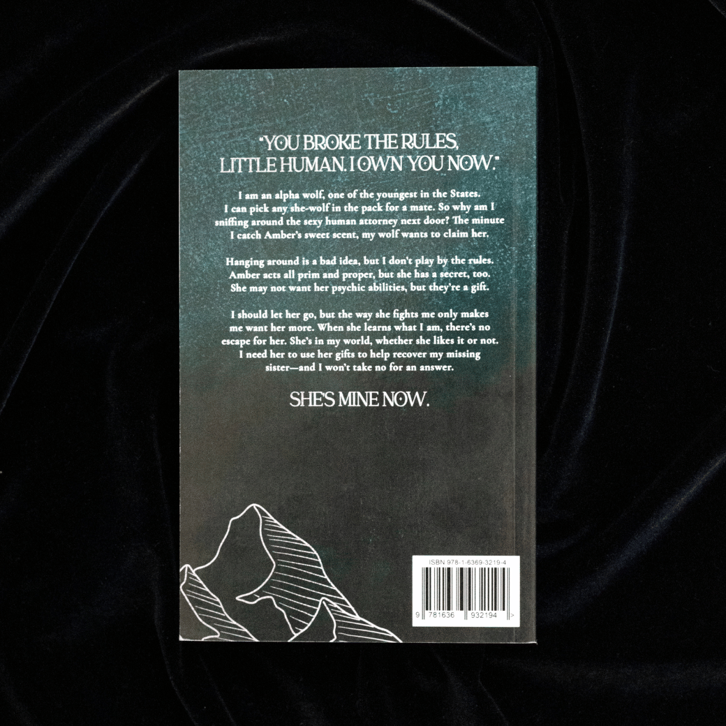 back cover image of alpha's danger on black velvet