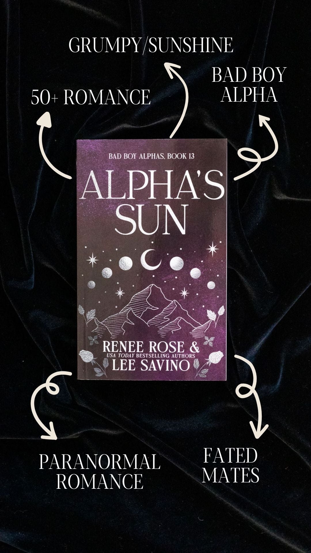 cover image of alpha's prize on black velvet with tropes