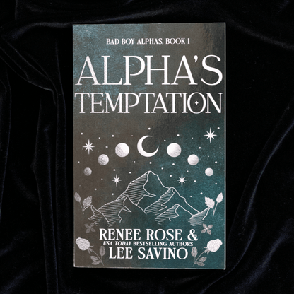 cover image of alpha's temptation on black velvet